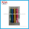 High grade wooden mini color pencil with color lead